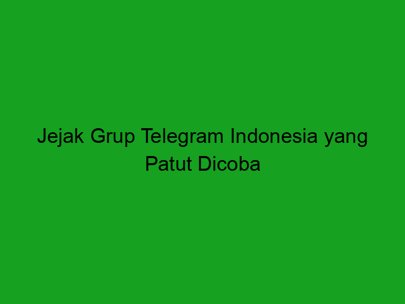 Telegram indonesia